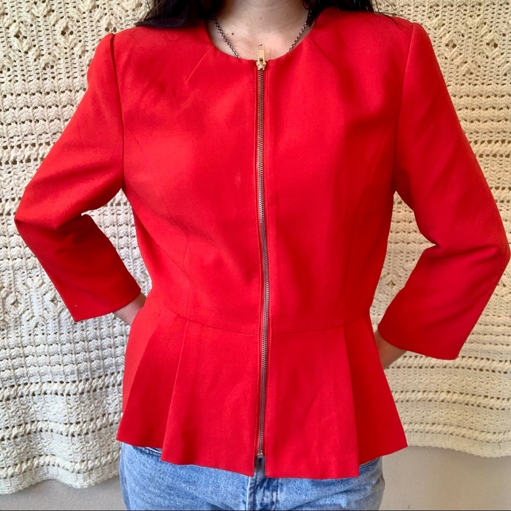 Forever 21 Red Peplum Blazer ✨❤️